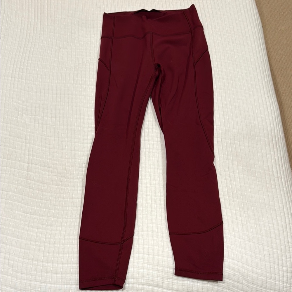 Lululemon red leggings